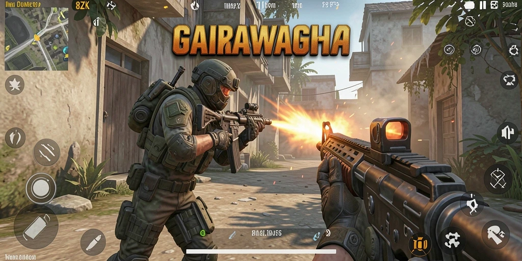 Tangkapan layar utama dari gameplay mendebarkan di 8ZK.