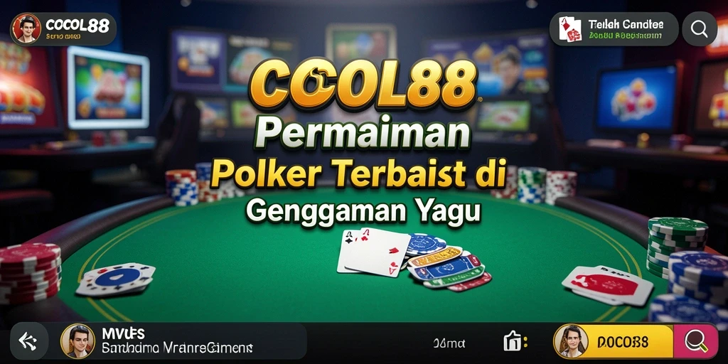 Tampilan gameplay poker yang menarik di COCOL88.