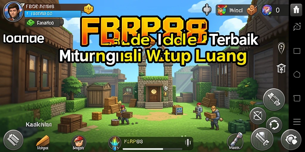 Tampilan gameplay menarik dalam FBRP88, menunjukkan karakter-karakter yang aktif.