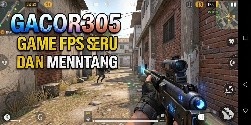 Screenshot menampilkan pertempuran intens dalam GACOR305.