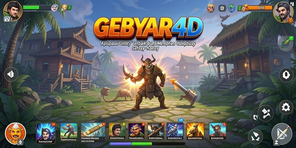 Tampilan antarmuka GEBYAR4D yang bersih dan fungsional.