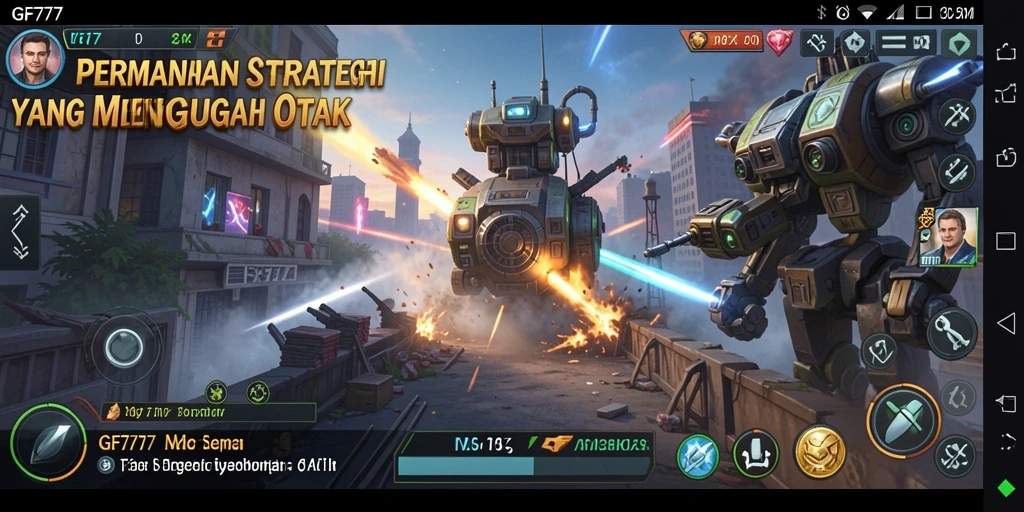 Screenshot GF777 menampilkan aksi strategis yang mendebarkan.
