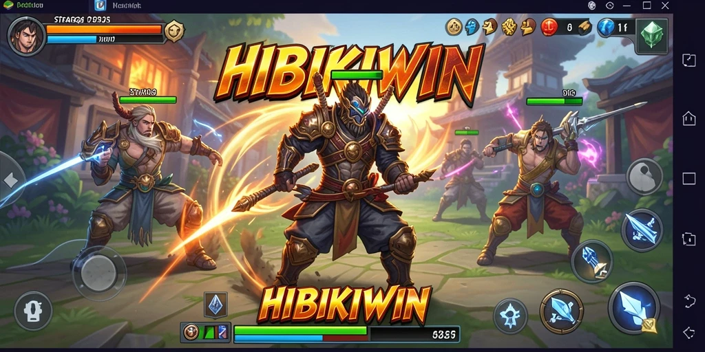 Gameplay strategis yang mendebarkan di HIBIKIWIN.