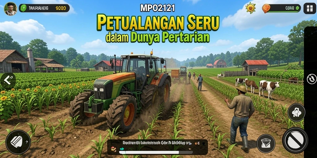 Gameplay menarik di MPO2121 dengan berbagai aktivitas pertanian.