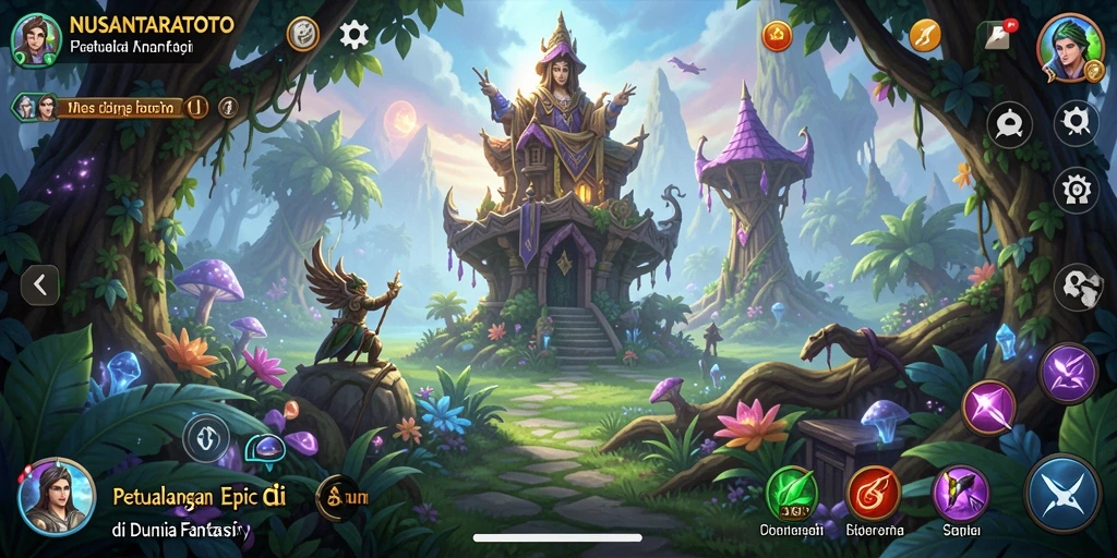 Tampilan gameplay RPG yang menakjubkan dan menyenangkan.