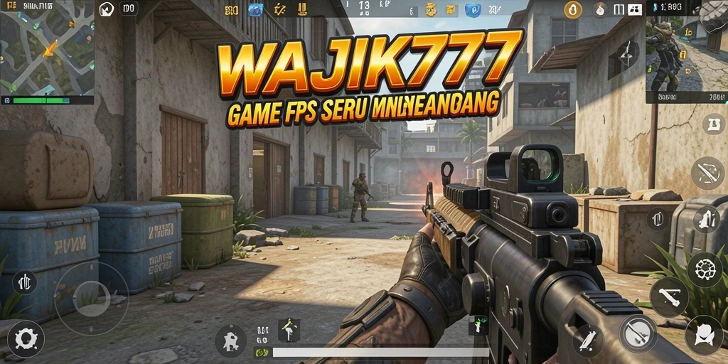 Tampilan gameplay WAJIK777 yang menegangkan dan seru dalam mode FPS.